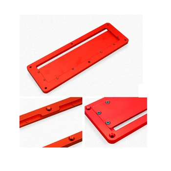 

Electric Circular Saw Flip Cover Plate Flip-Floor Table Special Cover Plate Adjustable Aluminium Insert Plate for Table Saw