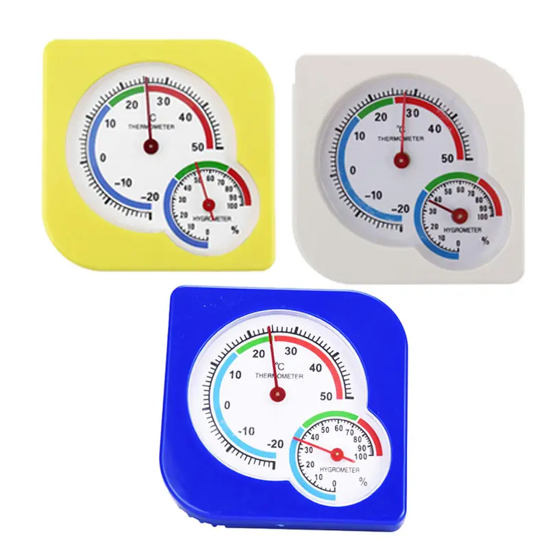 

JUNEJOUR 75*13mm New Thermometers Monitor Hygrometer Multifunction Humidity Temperature Meter Indoor Outdoor Weather Wet Gauge