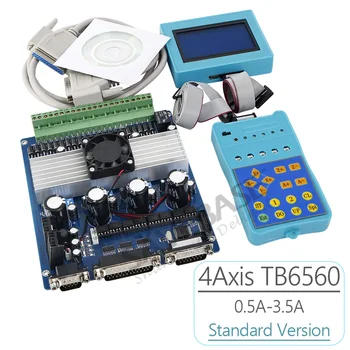 

Upgraded 4Axis CNC DIY TB6560 Stepper Motor Driver Set +LCD Display +Control Pad