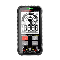 Multimètre numérique intelligent 600V, nouvelle génération, testeur de tension, true RMS AC DC NCV, Ohm, capacité Hz 