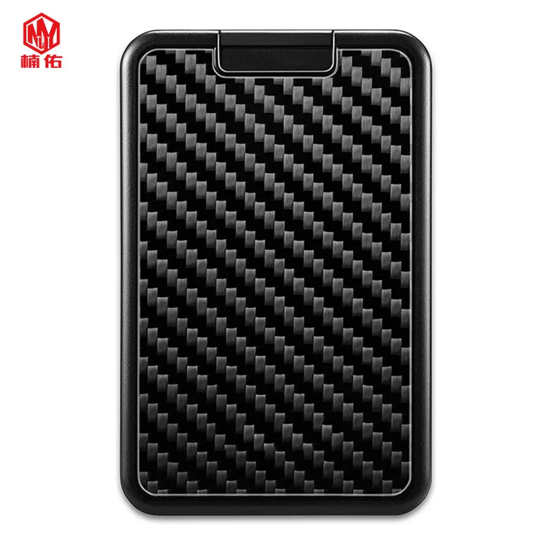 Cartão de Crédito Cartão de Banco Bolsa de Armazenamento Carteira de Fibra de Carbono Titular do Cartão Proteger a Privacidade Mini Portátil Pacote Rfid Informações 1pc 2 de banco saco de armazenamento pacote carteira