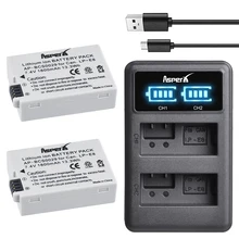 2Pc LP-E8 LP E8 LPE8 Li-ion Camera Bateria Battery + Dual USB Charger For Canon EOS 550D 600D 650D 700D Rebel T2i T3i T4i T5i