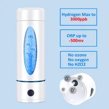 Мембранный Водяной генератор водорода 5-го поколения DuPont бутылка для воды с максимальной концентрацией 3000ppb H2
