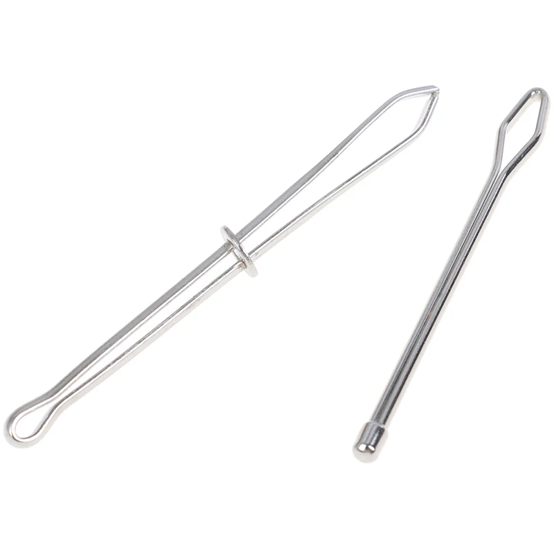 2Pcs Stainless Steel Cited Clips Elastic Belt Wearing Rope Bag Wrap Rope Wearing Weaving Tool Sewing Accessories Dropshipping