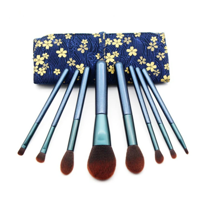 

LIMY 8 in 1 Beginner Wooden Handle Multi-functional Makeup Brush foundation brush makeup brushes