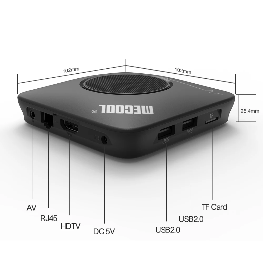 Новинка mecool M8S MAX ТВ приставка Android 7,1 3G DDR3+ 32G rom приставка ТВ Amlogic S912 Восьмиядерный 2,4G/5G wifi Bluetooth/USB Smart Topbox