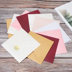 Enveloppes carrées multicolores en papier perlé, sac en papier perlé, carte de vœux, carte de Message, cadeau d'affaires, 10 pièces 