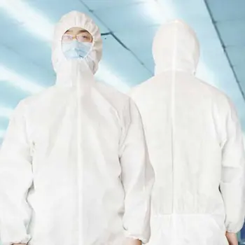 

Disposable Protective Suit Protect Safety Clothing Anti Bacteria Droplet Suit practical portable