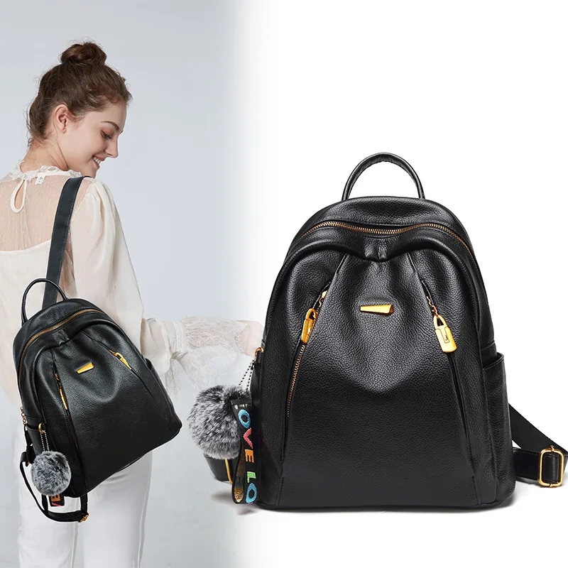 

2018 New Style Backpack Women's Korean-style Large-Volume Versatile Travel Freaky Bag Fashion Simple Trend Casual Backpack