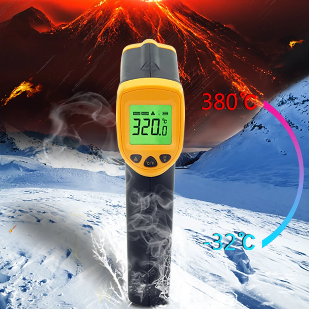 Смарт Датчик AR320 цифровой Бесконтактный инфракрасный термометр Ir лазерный