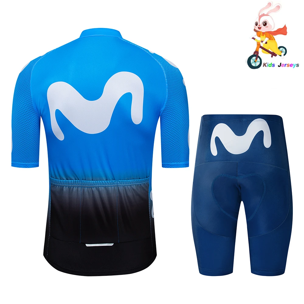 Movistar Pro Team, короткий рукав, Велоспорт, Джерси, набор, Ropa Ciclismo, велосипедный костюм, MTB, велосипед, Джерси, форма, дети, Cyc одежда