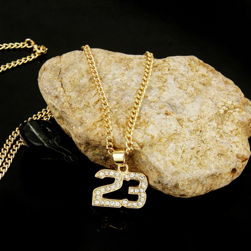 Панк Хип-хоп циркониевые ожерелья с подвесками для мужчин и женщин золотой цвет длинная цепочка Bling Crystal Стразы хип-хоп Модные мужские ювелирные изделия