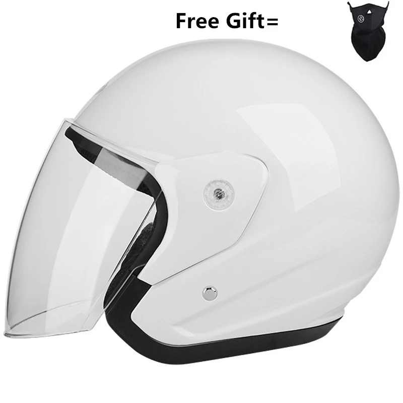 Nuoman 男性と女性のためのハーフフェイスバイクヘルメット 安全レンズ付きバイクヘルメット 218 ヘルメット Aliexpress
