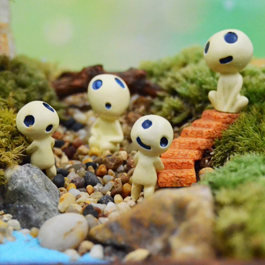 

Resin Mini Alien Tree Fairy Hayao Miyazaki Totoro Model Figures Miniature Ornaments Micro Landscape Garden Terrarium Decoration
