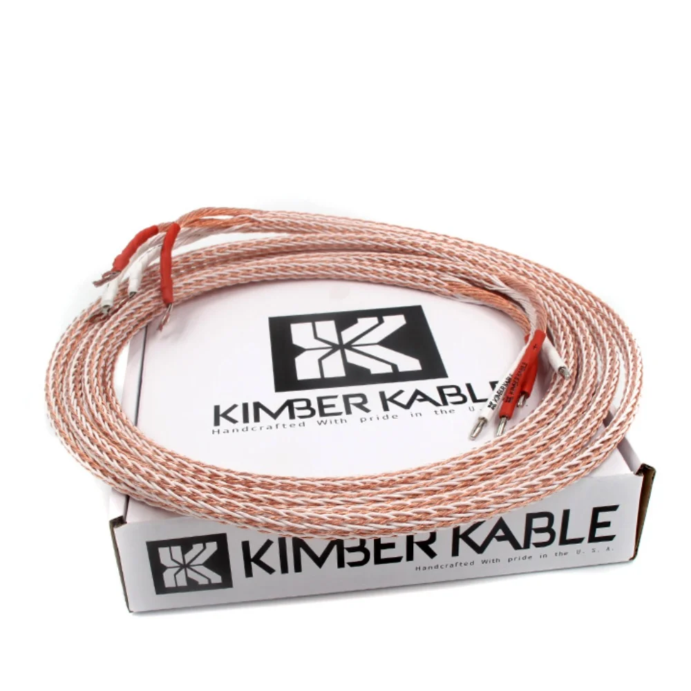 Pair Hifi 12tc 8n Occ Main Speaker Cable Kimber Kable Cmc Red Copper