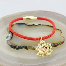 6,7 дюйма, 10 шт./лот, дизайн, цветной очаровательный браслет с олененком, cz, кубический циркон, популярный браслет, дешево, опт