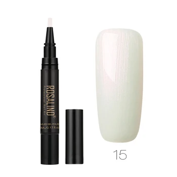 

Rosalind Gel Nail Polish 5Ml 01-30 Soak Off Top White Nail Brush Pen Nails Art Semi Permanent Uv Hybrid Nail Gel Polish01-30