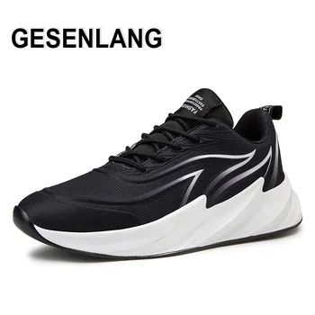 

Men's Stylish Running Shoes Breathable Mesh Soft Light Male Sneakers Anti-slip Durable Daily Walking Jogging Outdoor Sport Shoes