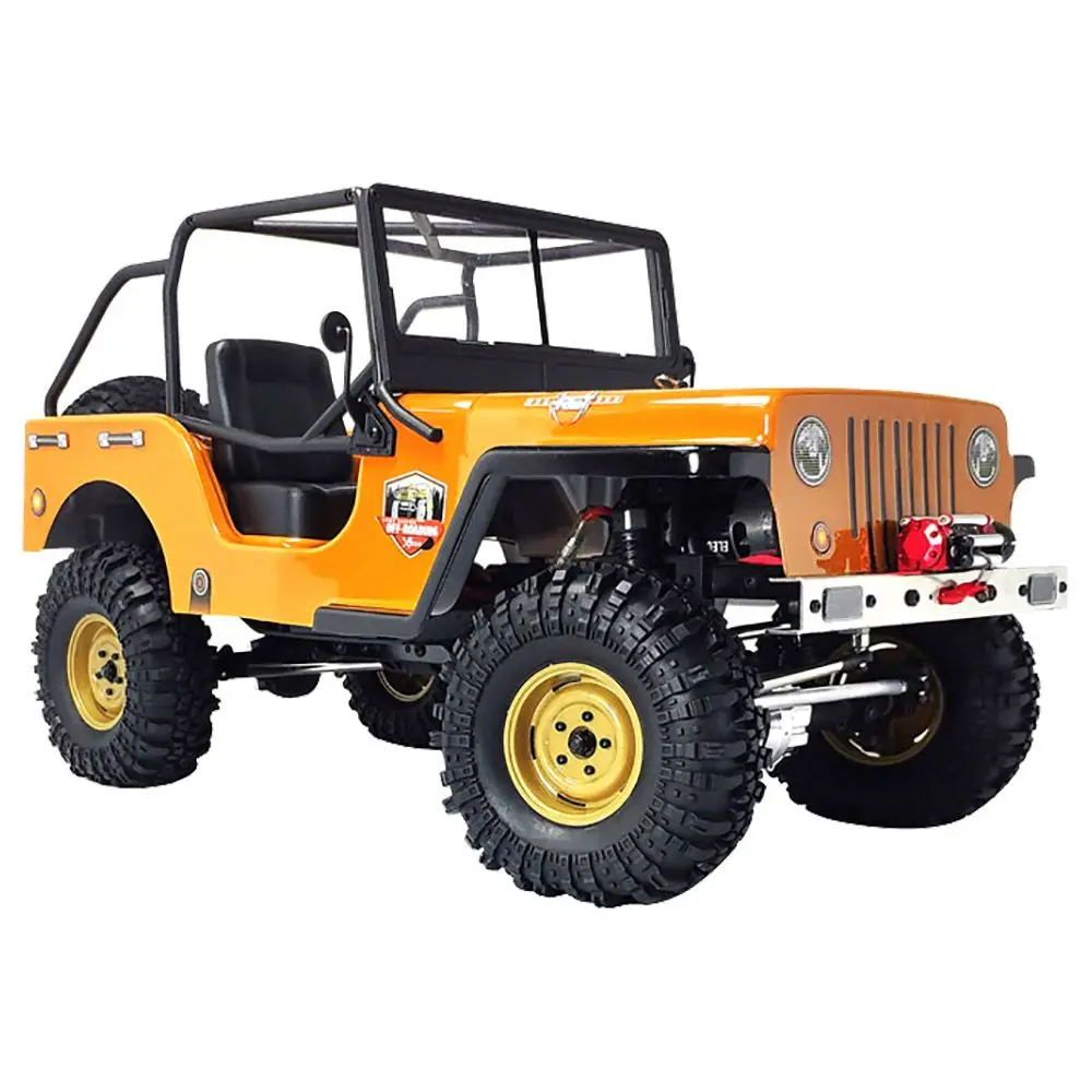 RGT EX86010-CJ 1/10 2,4G 4WD split Трансмиссия вездеход внедорожный Рок Гусеничный альпинистский автомобиль RC автомобиль RTR - Цвет: Оранжевый