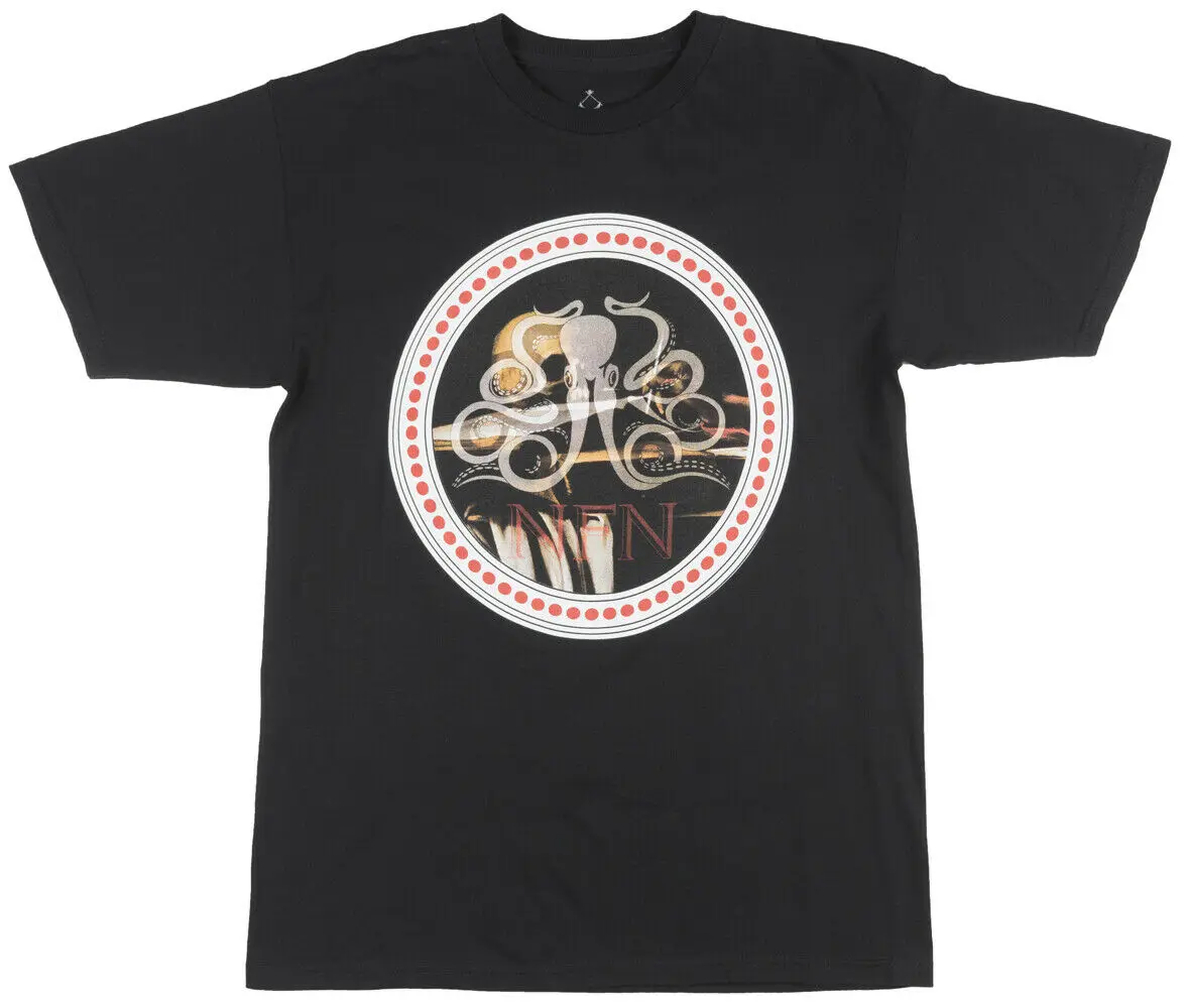 Black Scale BLVCK x Gourmet Logo Shirt Streetwear Mens New Fashion T shirt Brand Hip Hop Print Men Tee High Quality | Мужская одежда