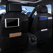 Заднее сиденье автомобиля Чехол коврик протектор Анти-kick Pad Водонепроницаемый карманы для хранения аксессуары B88