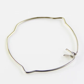 

100pcs MR 16 Light GU 10 Cup Bracket Card Ring 53mm 48mm lamp retaining spring clip ring MR16 GU10 Downlight Spotlight collar