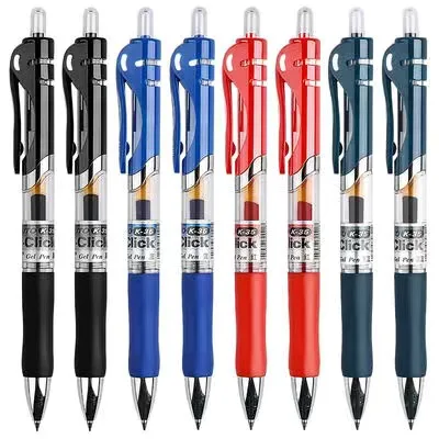 

Free Shipping 6pcs/lot Multicolor 0.5mm Push Pen Student Office Stationery