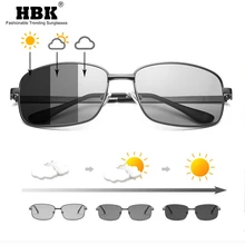 Выбор вождения фотохромные солнцезащитные очки мужские Поляризованные хамелеоны прямоугольные полярные солнцезащитные очки для рыбалки безопасные очки поляроидные