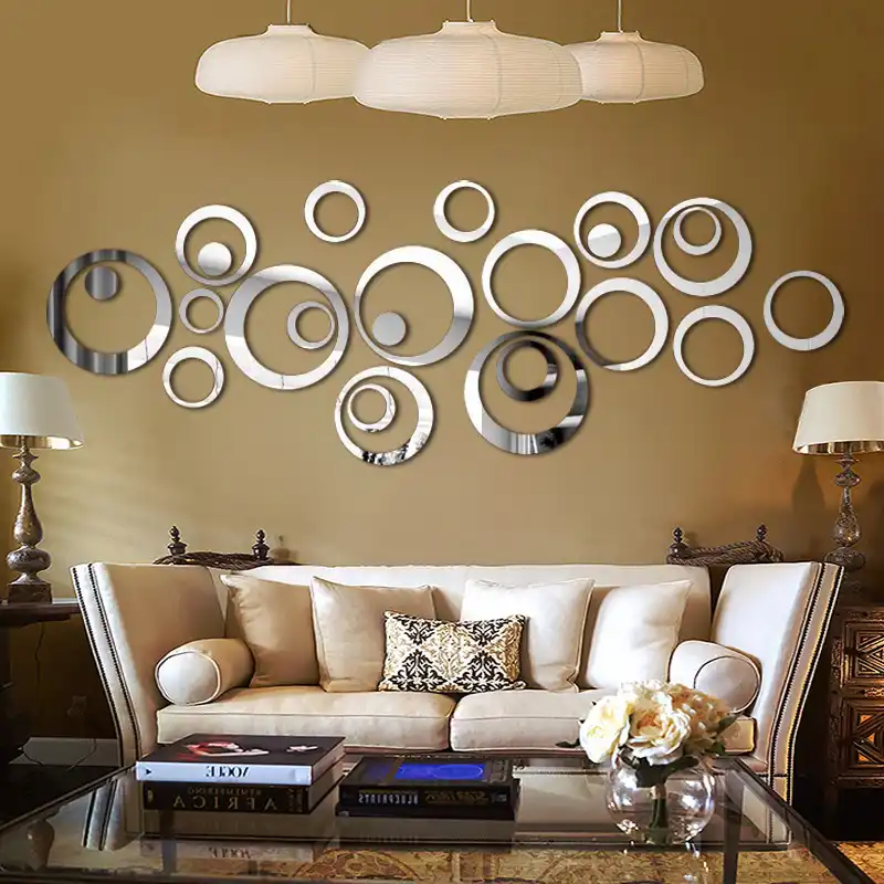 anillo espejo pegatina de pared directo