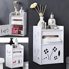 Ванная комната водонепроницаемый тканевый ящик пластиковый держатель туалетной бумаги склад-хралилище подставленное к стене коробка с двойным дном раздатчик салфеток Органайзер