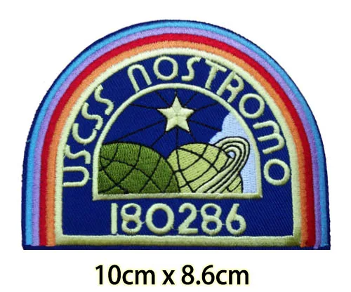 USCSS NOSTROMO 180286 Знак Логотип Железо на патч Alien Weyland-Yutani логотип ткань DIY аксессуары