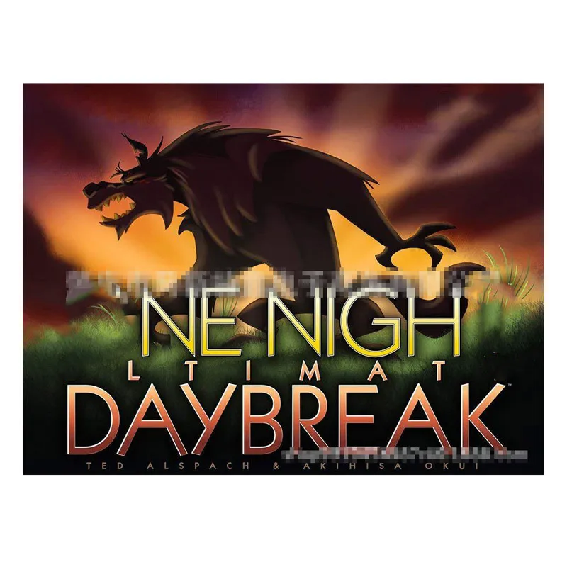 Ultimates daybreak Werewolfs Deluxe box набор одной ночной настольной игры 3-7 плеер, стол для игры 10 мин, быстрая игра игрушка подарок для взрослых
