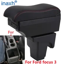 Accoudoir central de voiture avec boîte de rangement, pièces intérieures spéciales de rénovation pour Ford focus 3