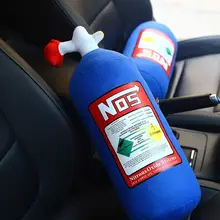 NOS Закись азота подушка в форме бутылки плюшевая игрушка турбо JDM Подарочный декор для подушки спинка сиденья коврик крышка Hellaflush Прямая поставка