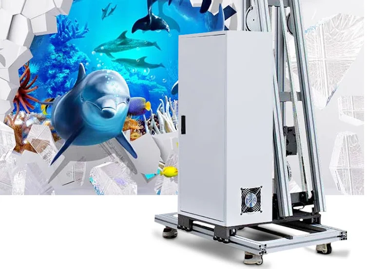  High Resolution 3d Large Format Printing Machine Inkjet Printer For Wall Mural