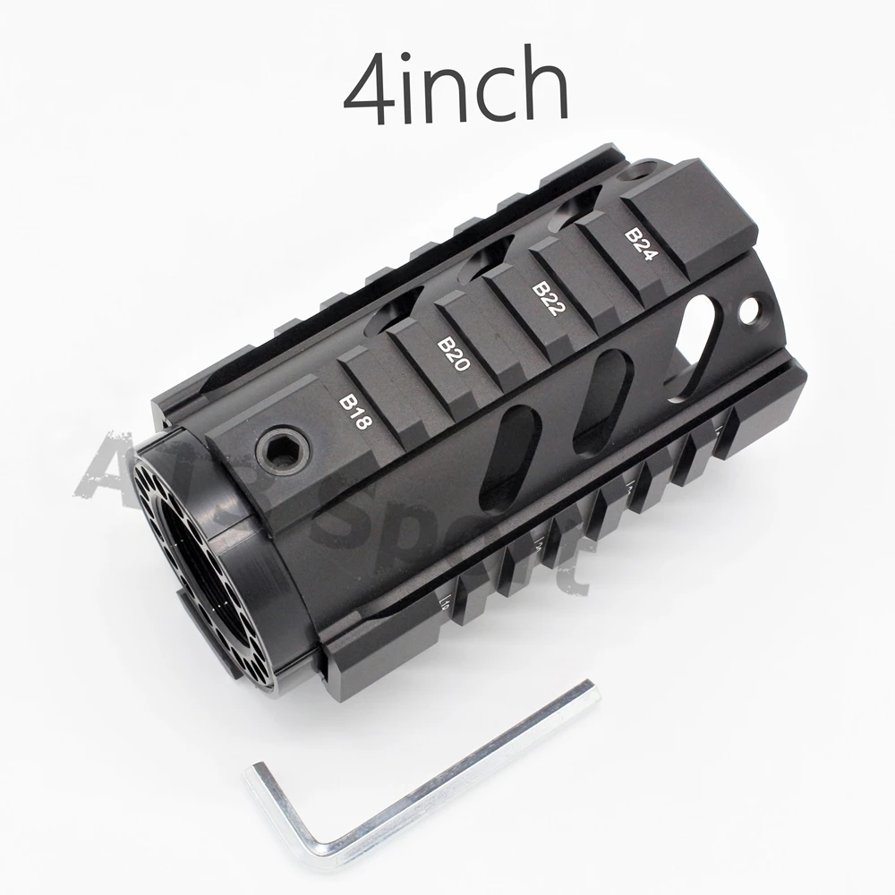 4inch Тактический 4''7''10''12''12. 6''15'' дюймовый AR-15. 223/5. 56 БЕСПЛАТНО поплавок Quad Handguard Rail M16 M4 Handguard RAS охотничья ручная защита - Цвет: 4inch