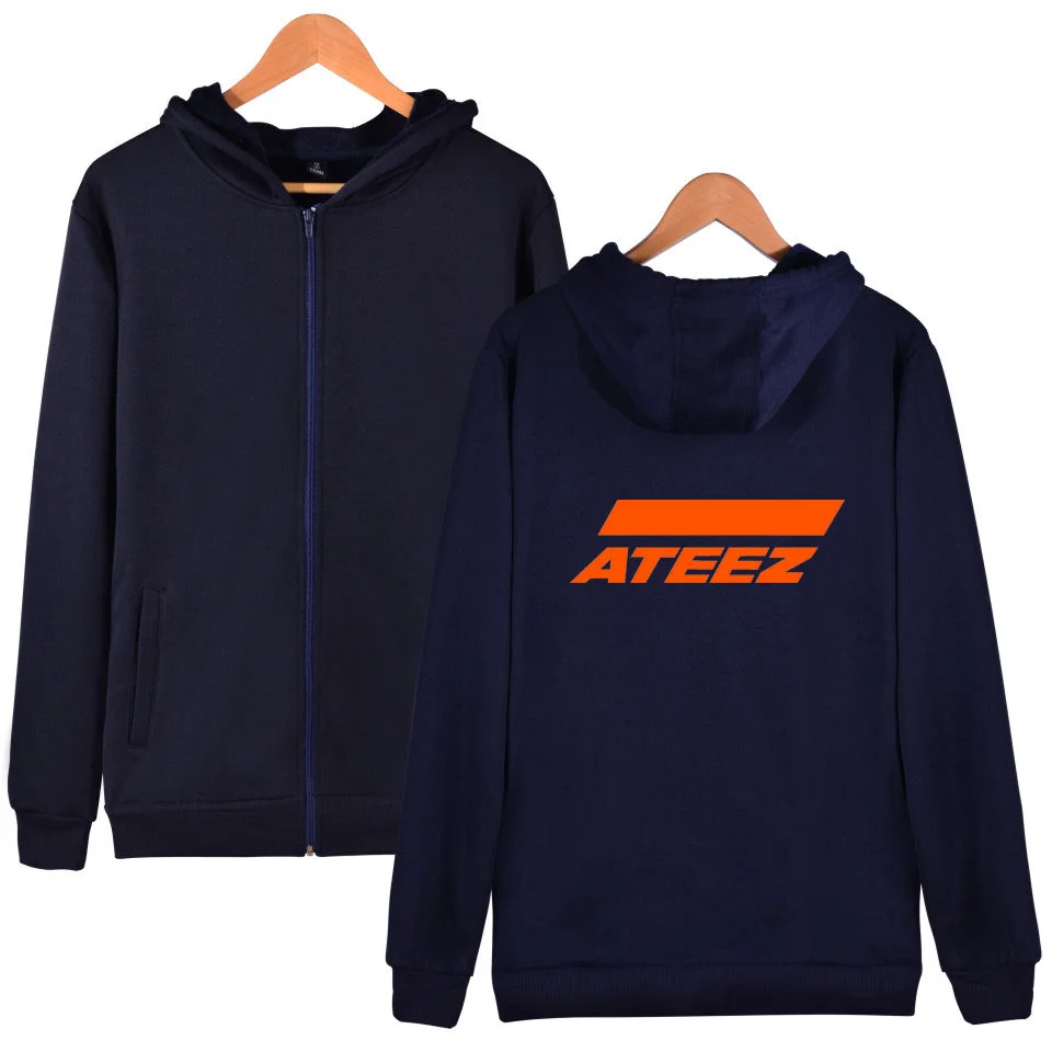 navy blue 4 XXS-XXXXL куртка с капюшоном на молнии для женщин, мужчин, мальчиков и девочек, Harajuku, повседневные толстовки с капюшоном, верхняя одежда, пальто размера плюс - Цвет: navy blue 4