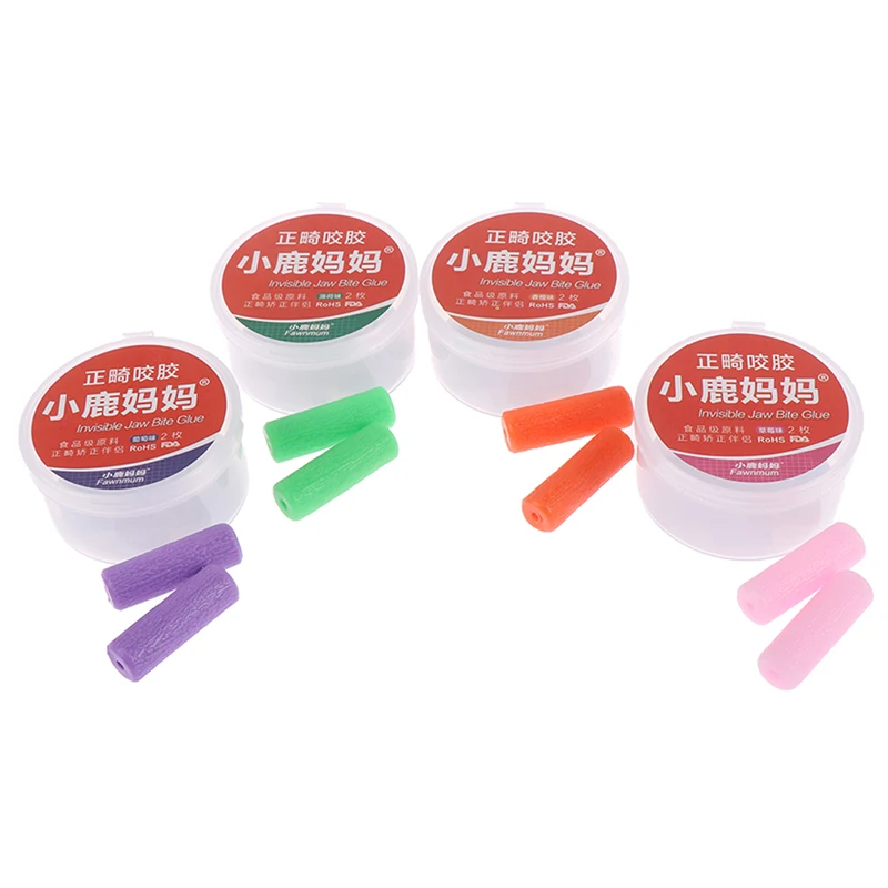 

2pcs/lot Tooth Chew Aligners for Patient Tooth Aligner Chewies Aligners Tray Seaters With Fruit Flavor