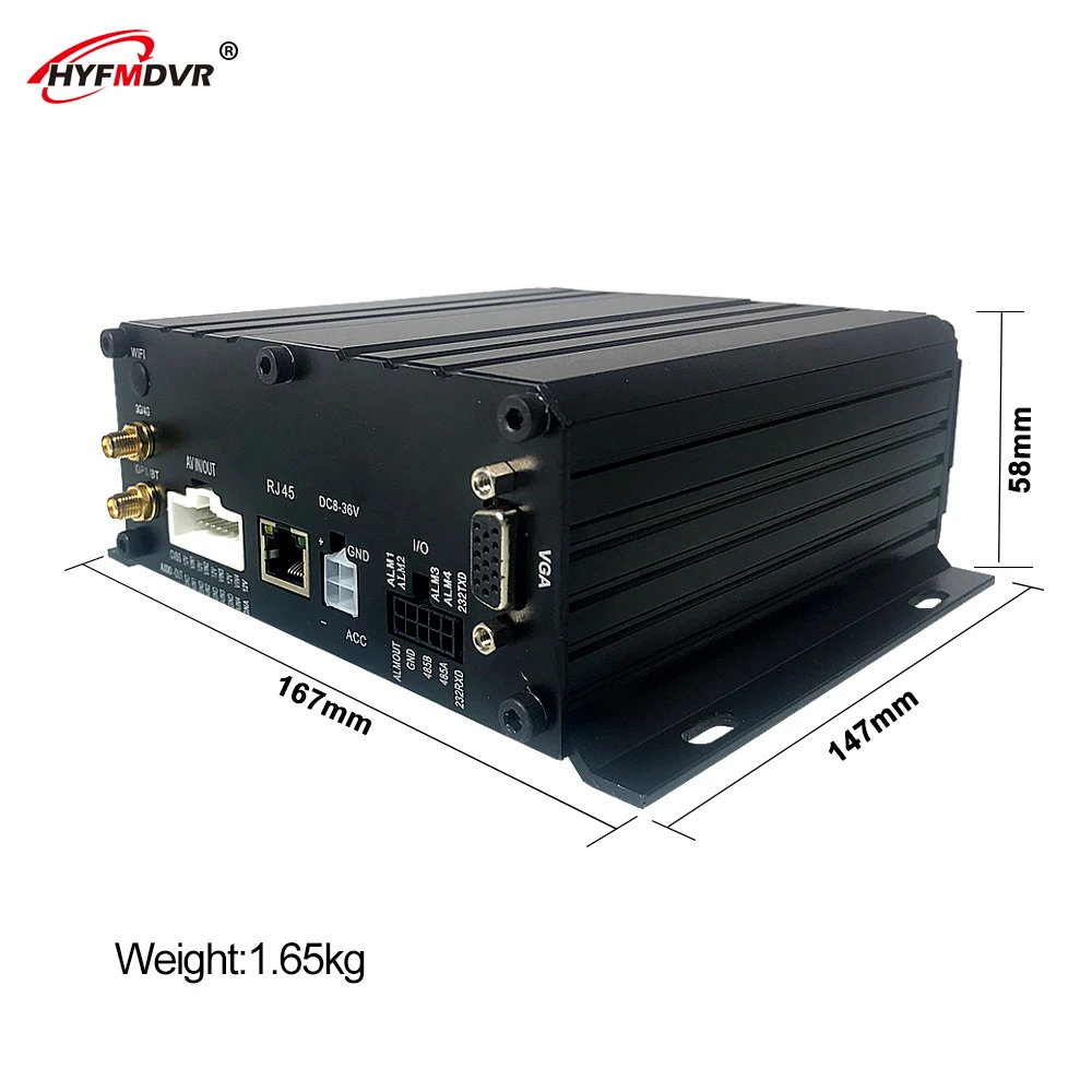 HYFMDVR производитель жесткий диск Мобильный DVR 4ch 4G gps mdvr лодка/такси/маленький автомобиль PAL/NTSC