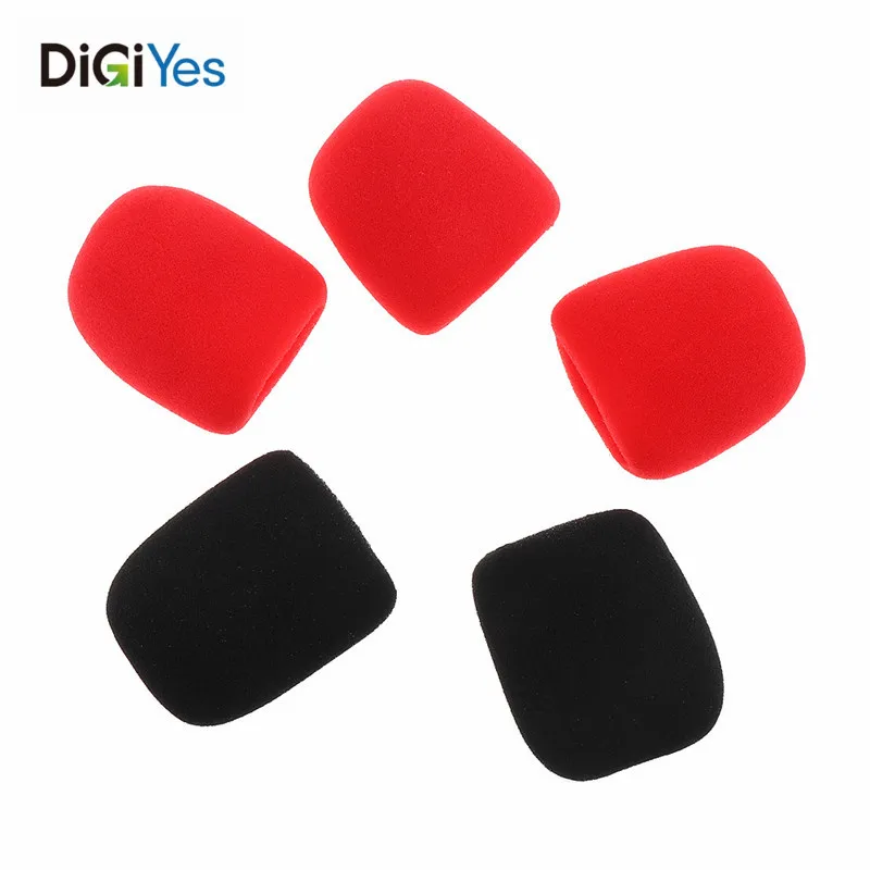 

5pcs Universal Thickened Washable and Breathable Microphone Accessories Foam Cover Handheld Microphone Cover Replacement