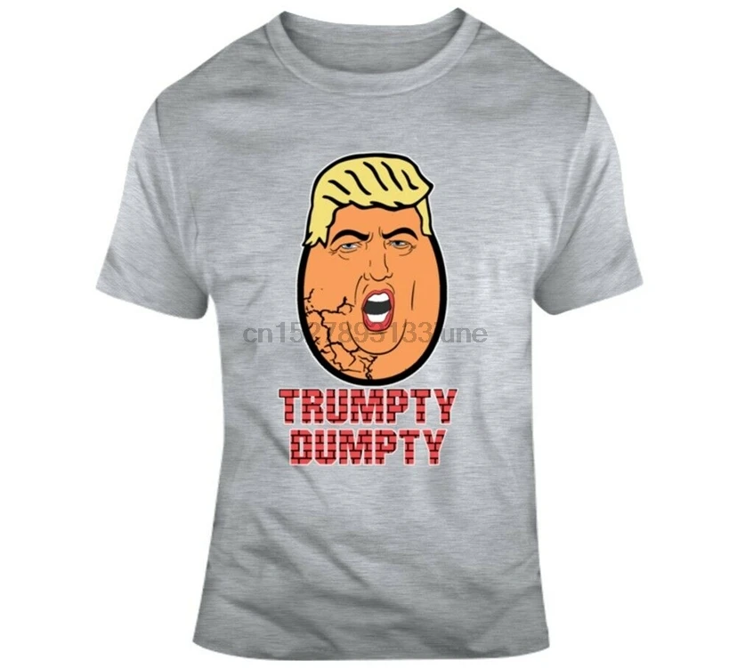 Trumpty Dumpty анти-Трамп Анти Стена Забавный Дональд Трамп футболка дизайн | Мужская