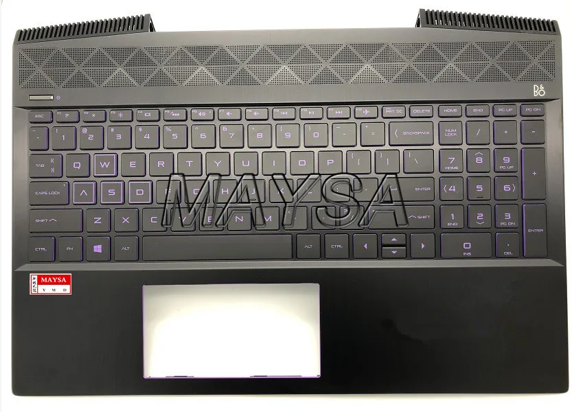 Клавиатура для ПК HP Pavilion GAMING 15-CX с фиолетовой подсветкой | Компьютеры и офис