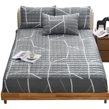 

Single Piece Non-slip New Thick Quilted Mattress Cover Bed Cover Simmons Thin Mattress Dust Protection Bed Cover 180cmx200cm
