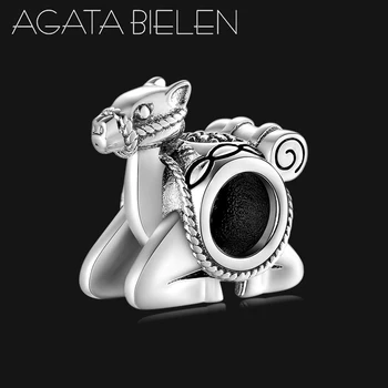 

New 925 Sterling Silver Tourist sightseeing camel shape Beads For Jewelry making Fit europeu Charms Bangle Bracelet