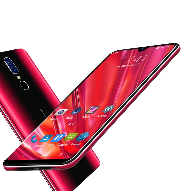 Смартфон XGODY 9T Pro 6,2" 19:9, Android 9,0, 2 ГБ, 16 ГБ, экран капли воды, мобильный телефон MTK6580, четыре ядра, две sim-карты, gps, 5 МП, 2800 мАч