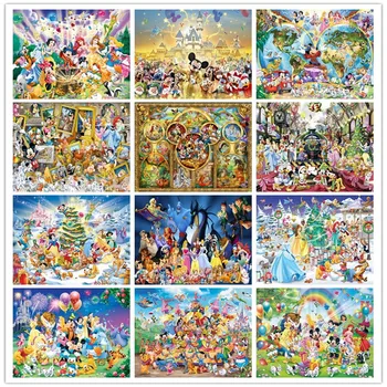 

Full Square & Round Diamond Embroidery 5D Diamond Painting Character Cartoon Mickey Cross Stitch 3D Pictures Of Rhinestone Mosai