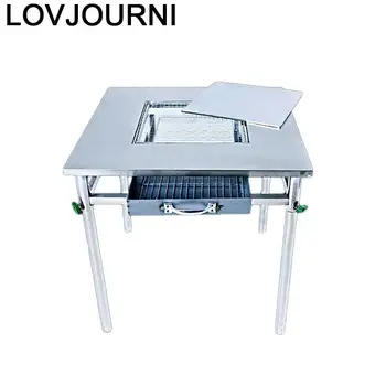 

Korean Outdoor Kitchen Kebab Machine Barbeque Mangal Izgara Portable De Carbon Commercial Grill Barbacoa Parrilla Bbq Barbecue