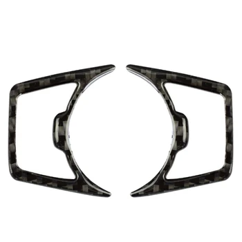 

for Ford Mustang 2015-2017 Carbon Fiber Car Headlight Switch Cover Trim Frame