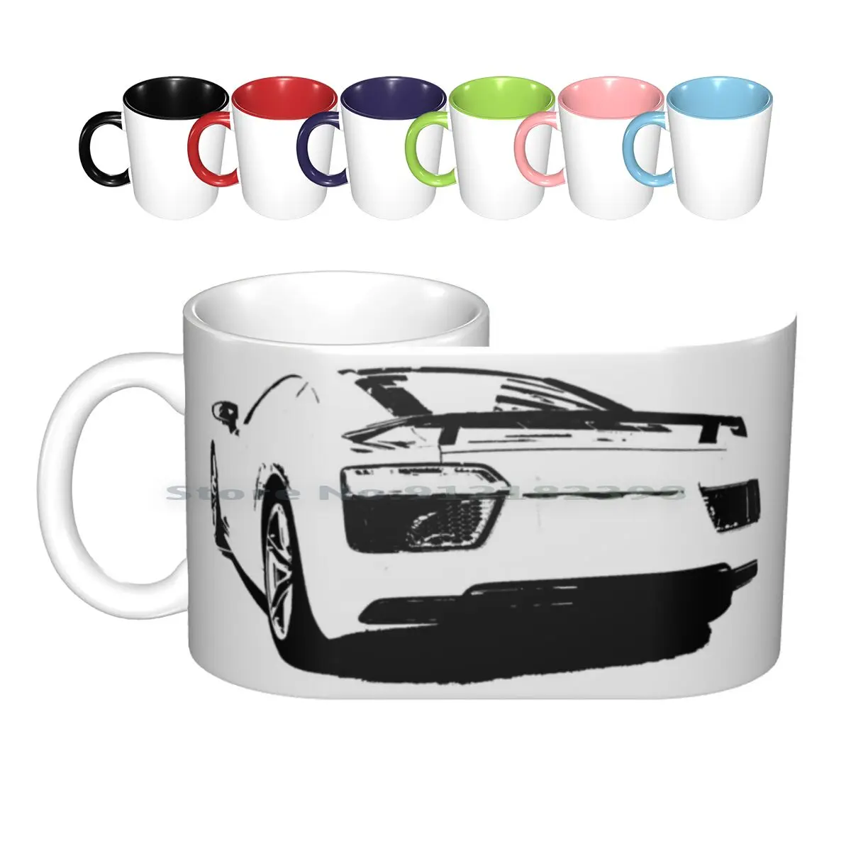 R8 , R8 V10 Tazze In Ceramica Tazze Da Caffè Tazza Da Tè Al Latte R8 R8 V10 S6 A4 Tts A7 A7 Tdi A5 Cabriolet S7 A6 A4 Tt A6 A1 A8 Auto Tedesca