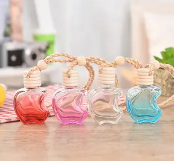 

Car Hanging Air Freshener Perfume Fragrance Diffuser Empty Glass Bottle SN3218